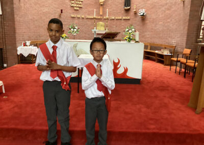 First Holy Communion children