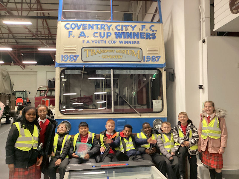 Year 6 at Coventry Transport Museum